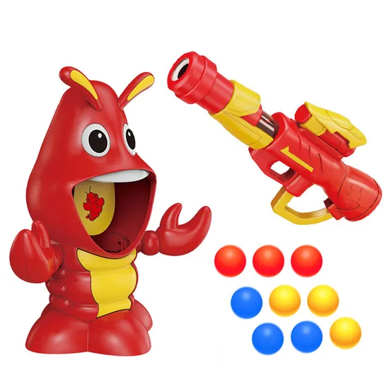 Hot Selling Soft Bullet Airsoft Air Pressure Gun Toys with Shooting Game Target