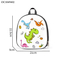 Wholesale Cartoon Dinosaur Theme DIY Doodle Bag Hard Cartoon Children School Backpack Bag for Painting