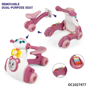 Wholesale Trainer Car Shaped Sit-to-Stand Learning Walker 2 in 1 New Model Infant Educational Baby Chair and Walker