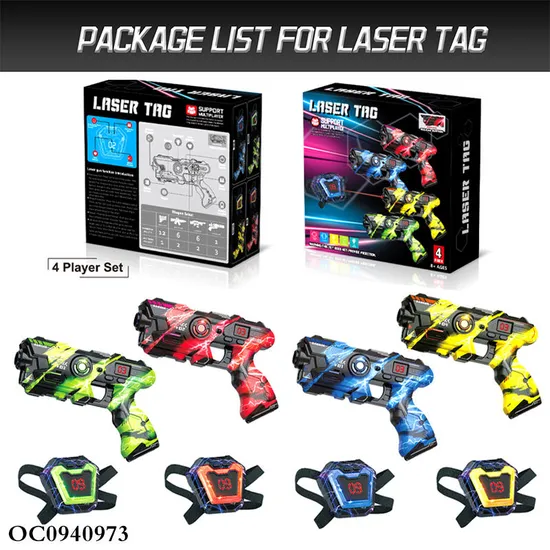 Professional and Combat Vest Wireless Laser Tag Game Interactive Electronic Target Shooting Game Guns Toy