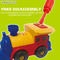 DIY Tool Hand Tool Assemble Classic Toy Train Set Toy Car Assembly Gift Parent Child Game Kit Toy for Kids with Screws and Nuts