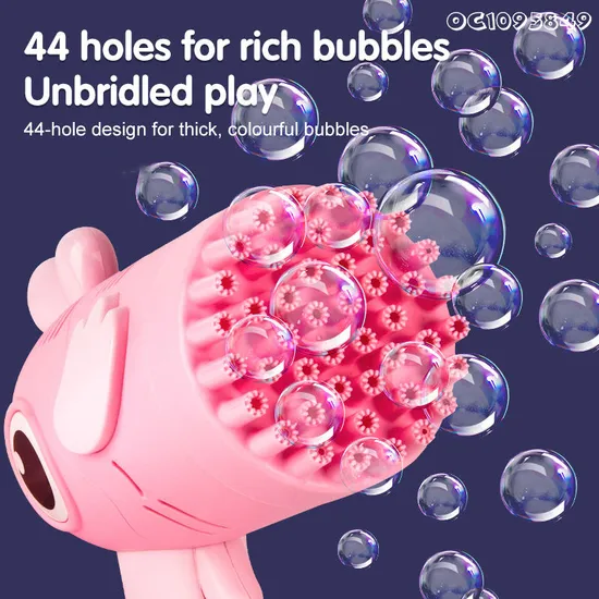 Wholesale Outdoor Toys Structures Battery Operated Soap Bubble Toy Gun with Sound for Children with Bubble Liquid