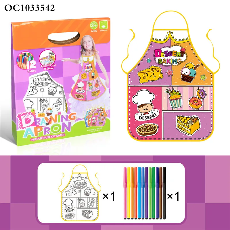 Wholesale Educational Handmade Custom Art Kids Popular DIY Doodle Drawing Waterproof Paint Washable Coloring Mats Toys for Children
