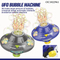Kids Wholesale 32 Hole LED Light up Novelty Funny Toys Spinning Top Soap Electric Bubble Machine