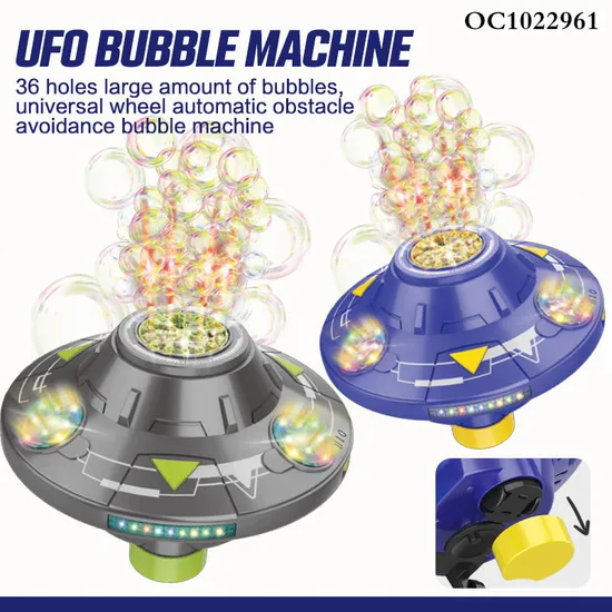 Kids Wholesale 32 Hole LED Light up Novelty Funny Toys Spinning Top Soap Electric Bubble Machine