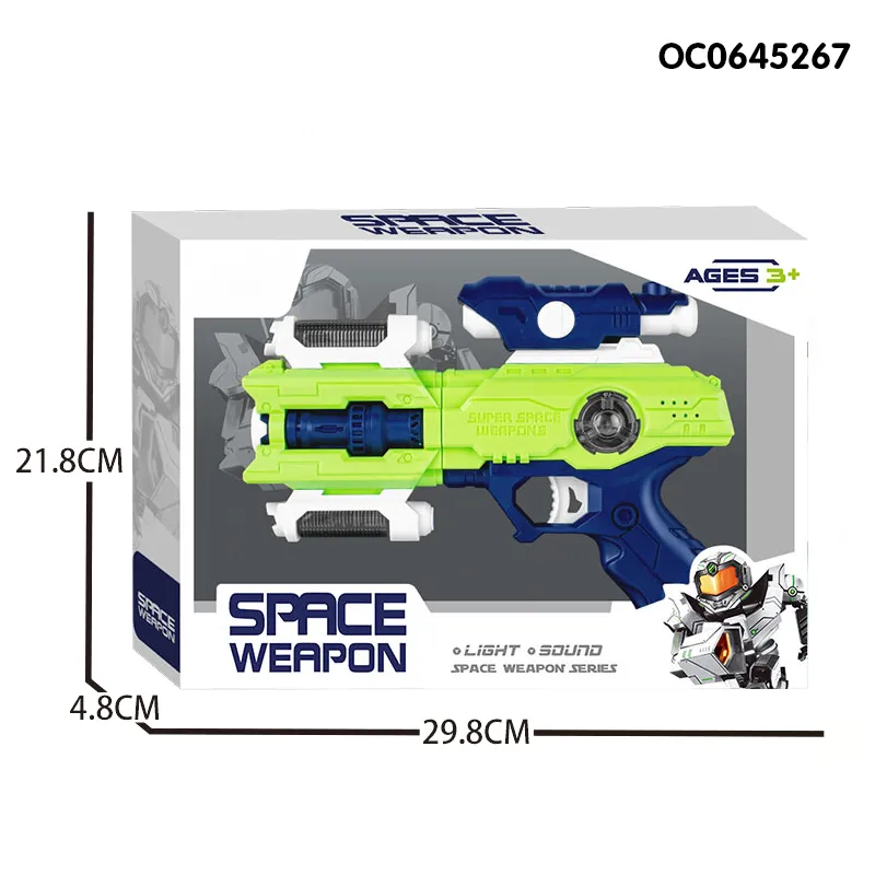 Projection Space Toy Gun with Light and Music for Kids Shooting