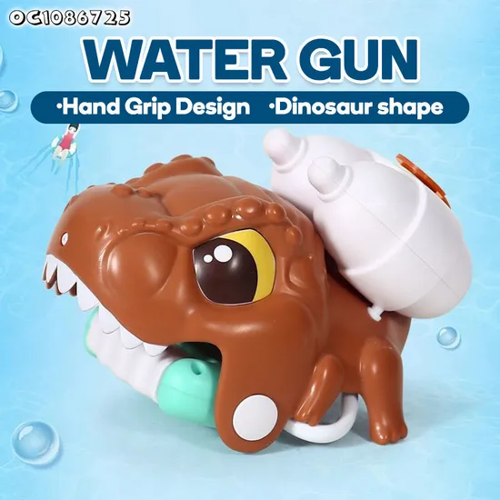 Wholesale Hand Held Water Games Dinosaur Toy Tyrannosaurus Funny Outdoor Summer Shooting Toys Wrist Water Guns for Kids in Bulk
