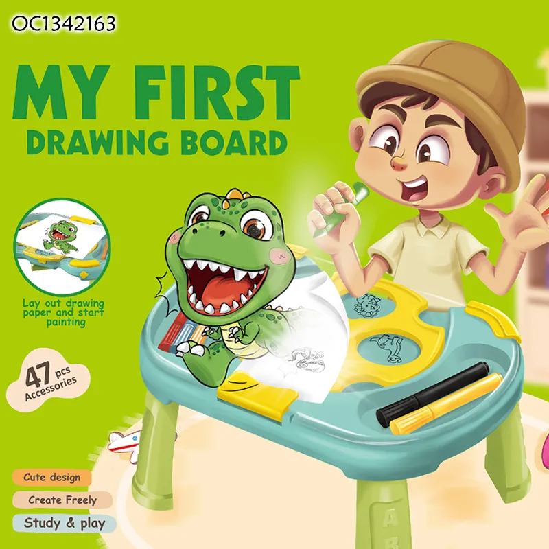 Wholesale Painting Projection LED Art Drawing Table Machine Learning Montessori Educational Popular DIY Toys for Kids