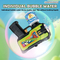Kids Wholesale Outdoor Toys Structures Popular Automatic Space Soap Bubble Machine Gun Toys with Light and Bubble Water