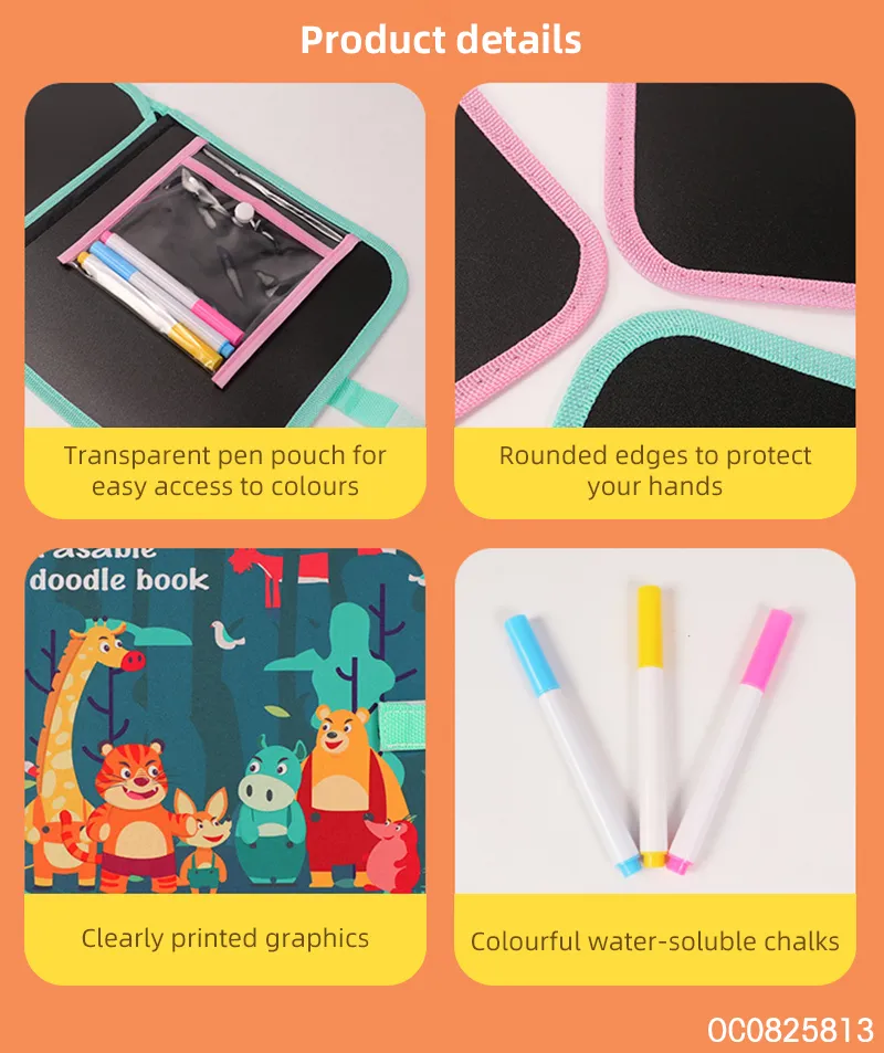 Wholesale Magnetic Writing Montessori Early Learning Educational Toy Reusable Kids Drawing and Coloring Board