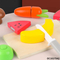 Wholesale Baby Gifts Learning Wooden Educational Toddler Kitchen Fruit Vegetable Cutting Toy Kitchen