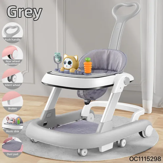 En71certificate Safety Lovelybaby Chair Baby Walker Manufacture Sit to Standlearning Walker Kids with Wheels for Toddler