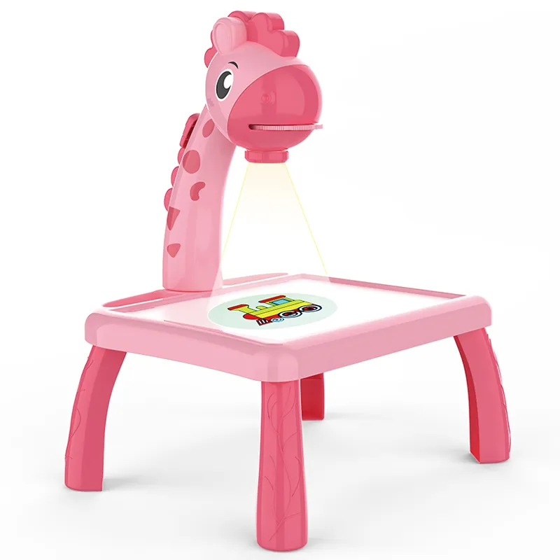 Montessori Wholesale LED Art Games Table Drawing Board with Building Blocks