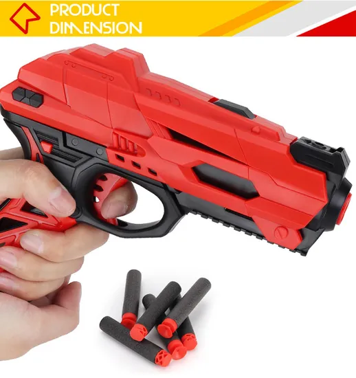 Hot Selling Educational Toys PP Plastic Air Shooting Sniper Gun Soft Bullet Gun