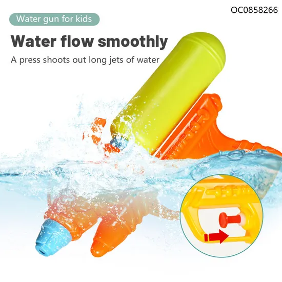 2025 New Arrival Transparent Mini Plastic Portable Water Gun Toys Water Shooting Game for Summer Hot Selling Items
