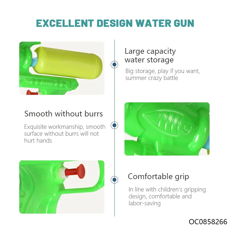 2025 New Arrival Transparent Mini Plastic Portable Water Gun Toys Water Shooting Game for Summer Hot Selling Items
