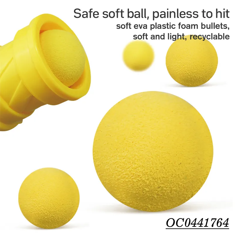 Funny Shooting Ducks Feeding Game Foam Rubber Soft Ball Gun Toy for Kids