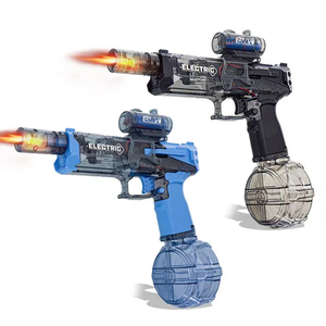 Handheld Summer Pool Water Game Toys High Powered Electric Water Gun for Adults Kids with Light