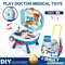 Light Music Function Hospital Role Play Montessori Baby Kids Electric Plastic Pretend Doctor Set Toy