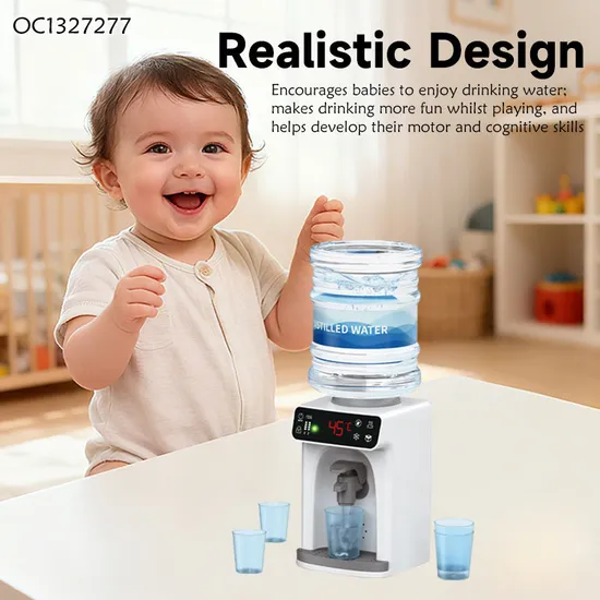 Wholesale Best Small Household Appliances Mini Water Dispenser Children's Plastic Kitchen Simulation Tool Toys for Baby with Spray Function
