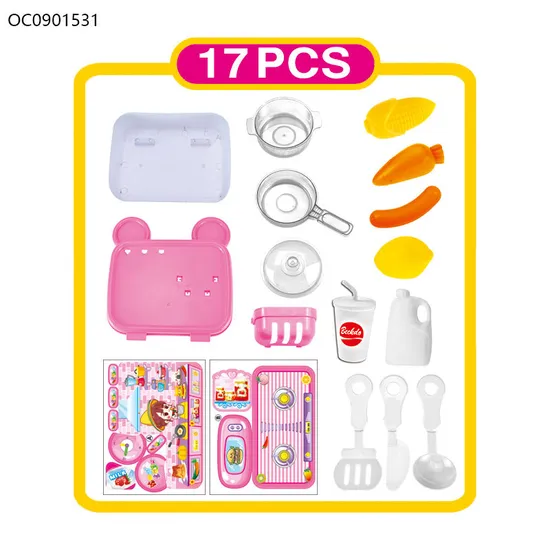 Wholesale Plastic Girls Kitchen Role Play Set Pretend Play Food Vegetable Fruit Food Toys for Kids