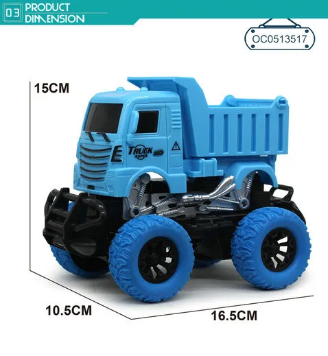1/22 Scale 4 Channels Remote Control Construction Building Material RC Trucks Toys