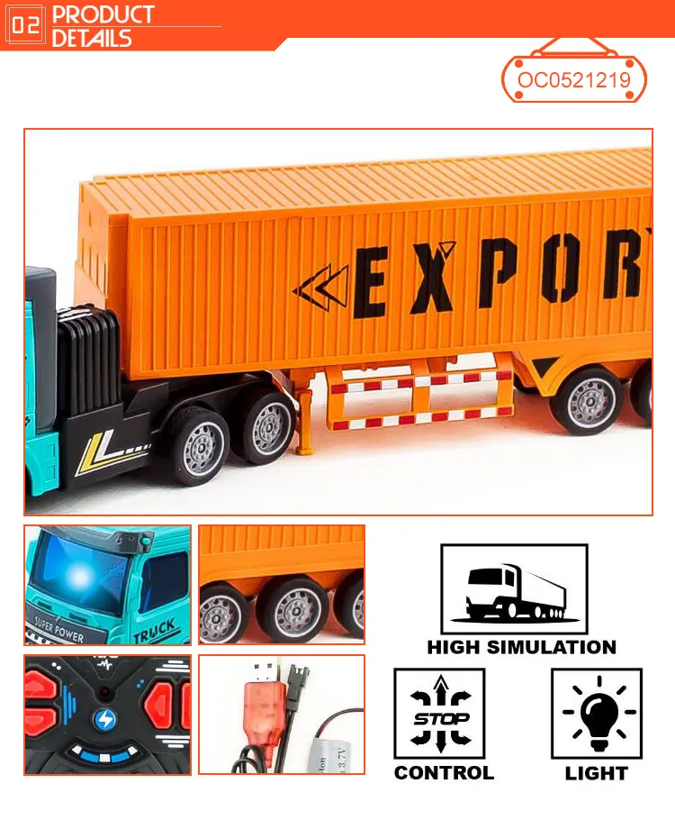 Wholesale Plastic Model Small Van Remote Control Truck Car Toy for Kids