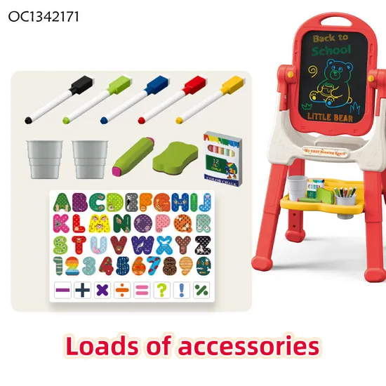 Wholesale Magnetic Educational Toys Kids Double Sided Erasable Whiteboard Toy Drawing Pad Board
