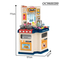 Wholesale Pretend Spraying Water Cooking Big Size Luxury Kitchen Plastic Children House Play Set Toys for Kids