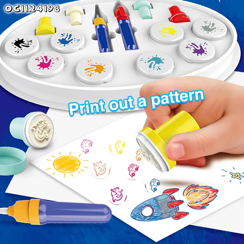 Wholesale Crafts DIY Creative Montessori Educational Custom Art Painting Drawing Popular DIY Tool Toys for Kids