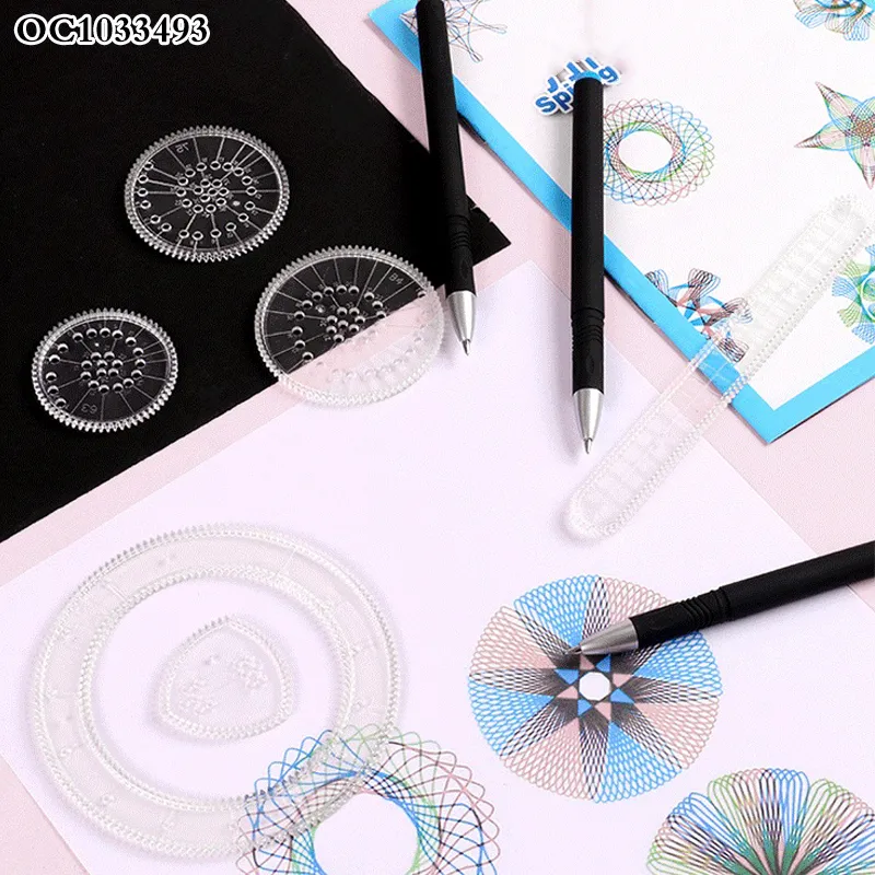 Kids Funny Plastic Creative Spirograph Most Popular Wholesale Educational Painting Drawing Toys for Children