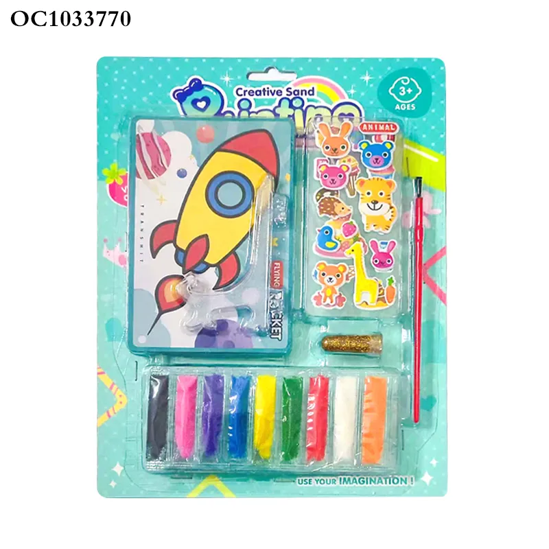 Wholesale Educationalpainting Colored Kids Early Childhood Education DIY Art Cartoon Montessori Drawing Book Toy for Kids