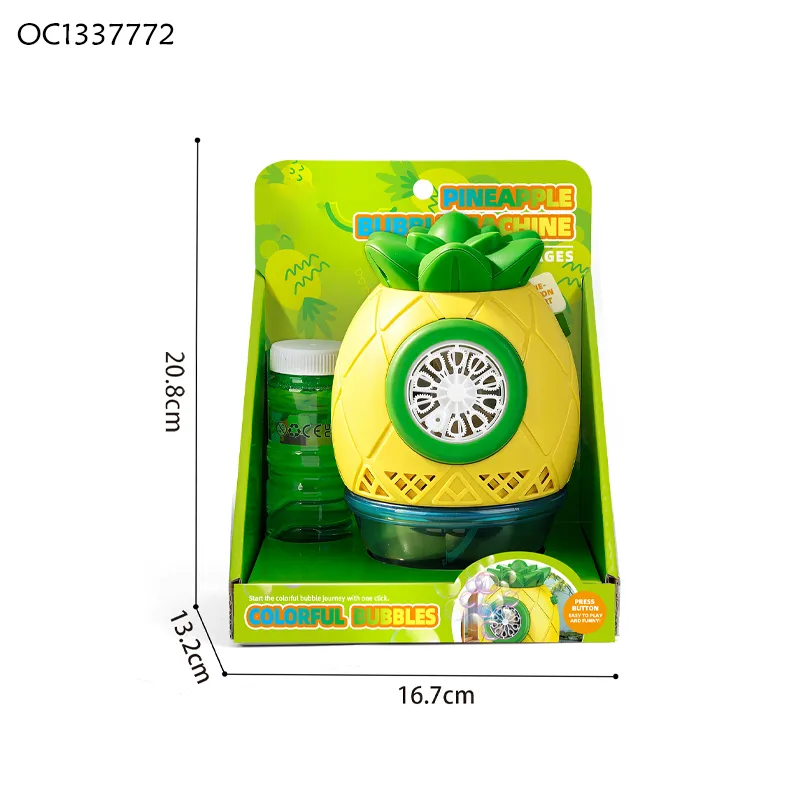 New Hot Summer Children Outdoor Garden Toy Suggest Me Some Item Electric Plastic Bubbles Makes Machine with Bubble Water