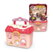 Educational Girl Children's Plastic Kitchen Pink Cooking Set Vegetable Fruit Food Toys for Kids