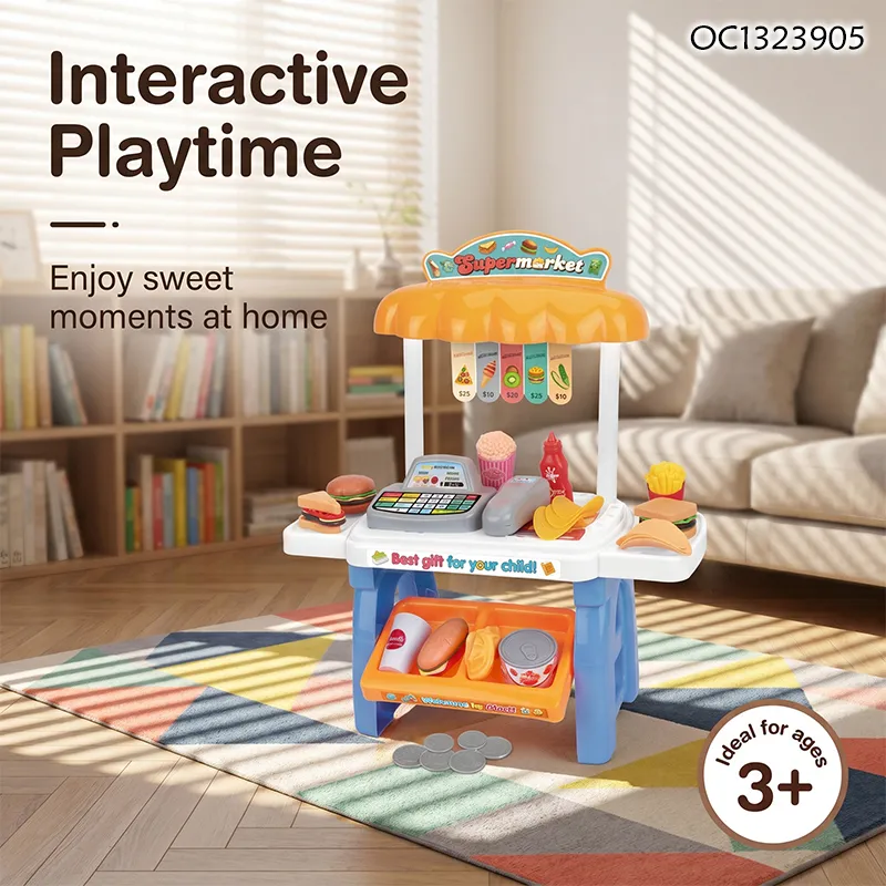 Wholesale Kids Pretend Play Food Plastic Pretend Role Play Toy Kids Children's Kitchen Set