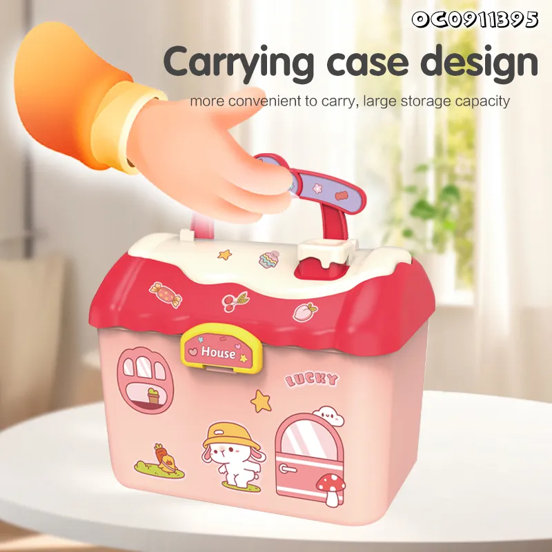 Educational Girl Children's Plastic Kitchen Pink Cooking Set Vegetable Fruit Food Toys for Kids