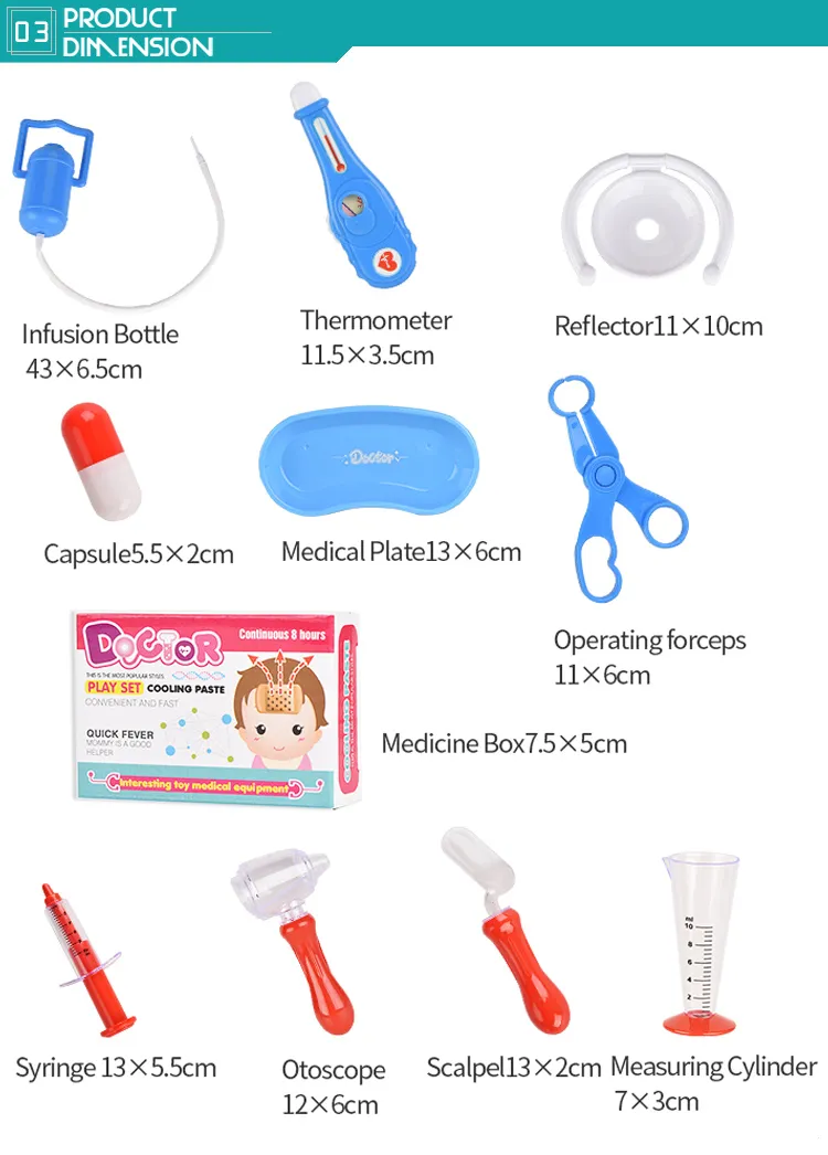 Wholesale Creative Pretend Play Childrenmedical Toys Interactive Montessori Doctor Role Play Set