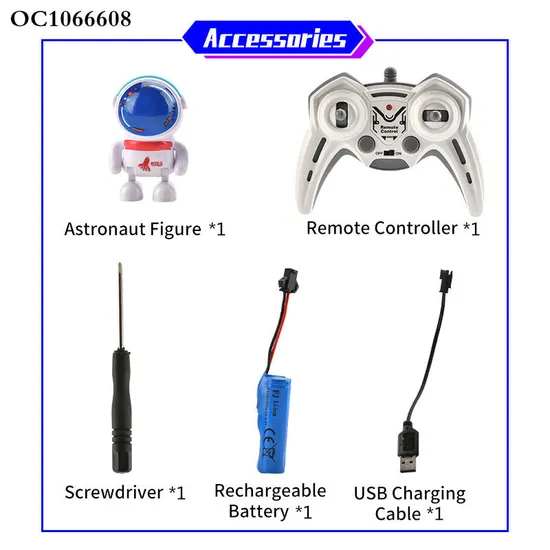 Wholesale 360 Degree Rotating Light Music RC Space Bumper Stunt Drift Cars Racing Remote Control Toys Car for Kids