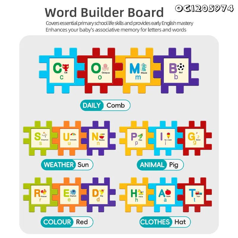 Wholesale Educational Montessori Popular DIY Plastic Educational Learning Building Blocks Toy