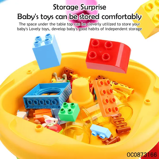 Wholesale Montessori Educational Popular DIY Baby Building Block Toys with Animals