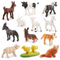 Wholesale Montessori Educational Plastic Realistic Model Farm Animals Set Educational Toys