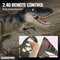 RC Model Remote Control Walking Dinosaur Toy Mist Action Realistic Jurassic Tyrannosaurus Rex Toy with Roar and Light for Boys Girls
