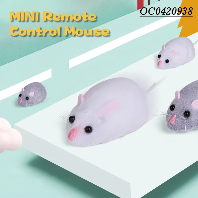 Wholesale Plastic Stuffed Mouse Plush Mouse Model Remote Control Animal Toy