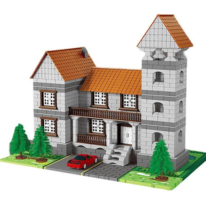Wholesale Educational 3D Montessori House Building Blocks Model Toy for Kids