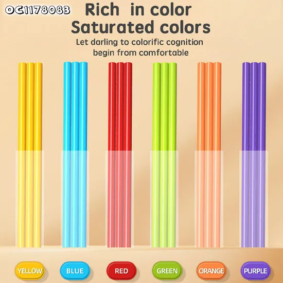 Wholesale Montessori Plastic Soft Connect Construction Building Block Creative Play Toys for Kid