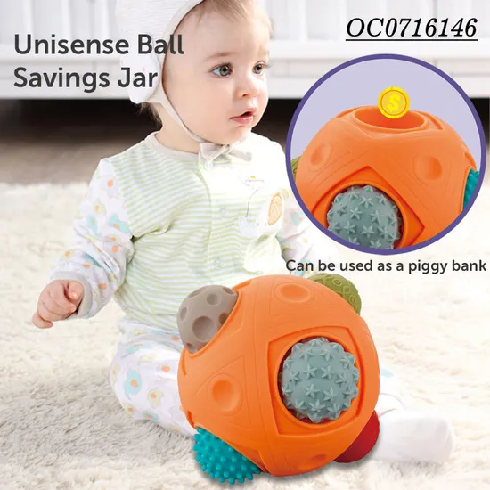 Wholesale Educational Kids Learning Sense Silicone Ball Montessori Sensory Baby Toy