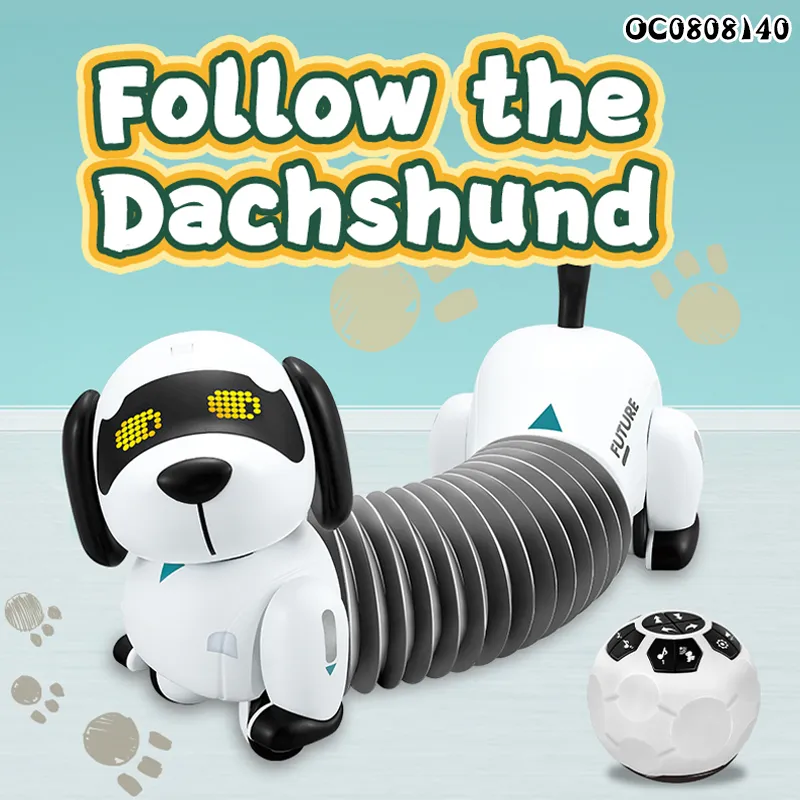 Wholesale Montessori Educational Remote Control Electronic Dancing Robot Dog Toys