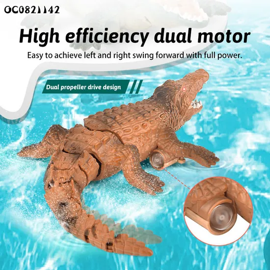 Wholesale Plastic Kids Funny Remote Control Plastic Pool Animals in Water Toy