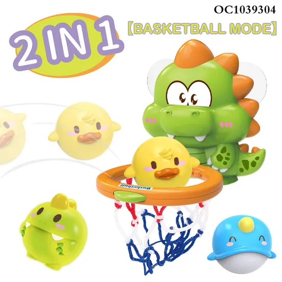 Wholesale Montessori Baby Basketball Animal Fishing Summer Water Games Kid Floating Ball Toys