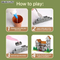 Wholesale Educational 3D Montessori House Building Blocks Model Toy for Kids